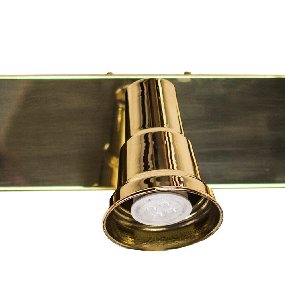 Country ceiling lamp Spot Beam 3-light - antique copper (ant) Limehouse