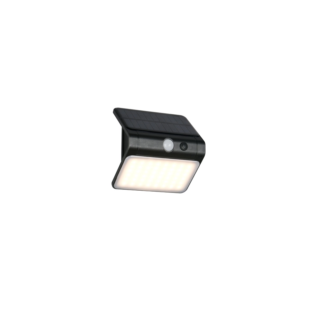 Solar wall lamp Olinda black