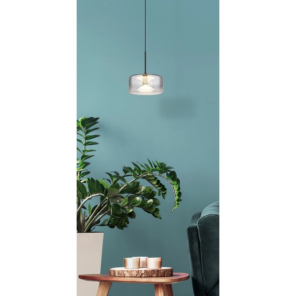 Design pendant lamp Belinda Black Globo 9007371522309