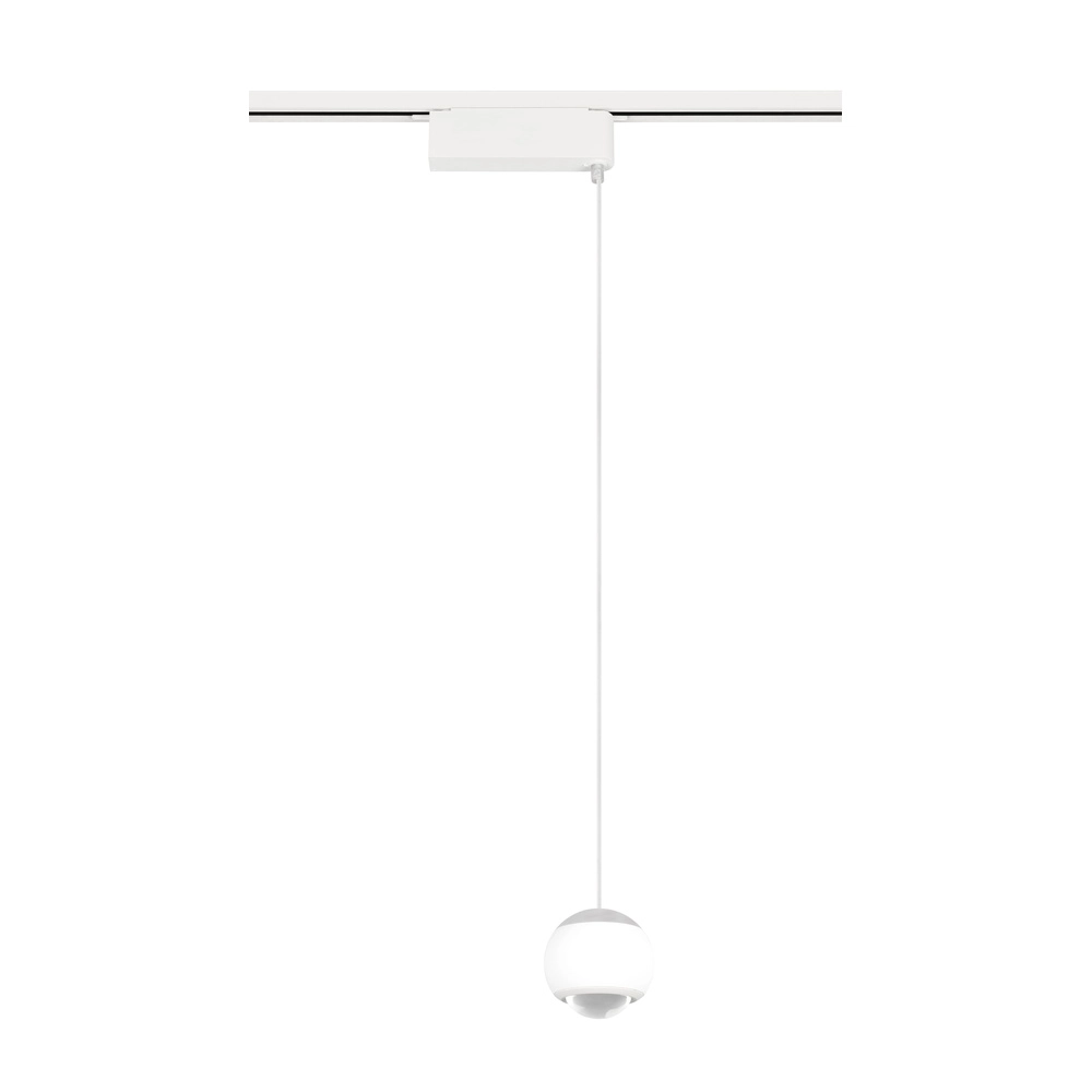 Pendant light for rail Hamlet White 2-phase Trio 4017807662962