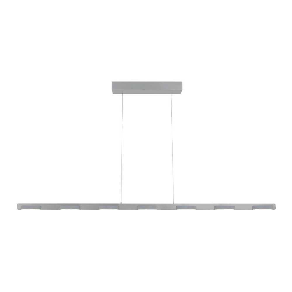 Sleek pendant lamp Bloc metallic grey Steinhauer 8712746148268