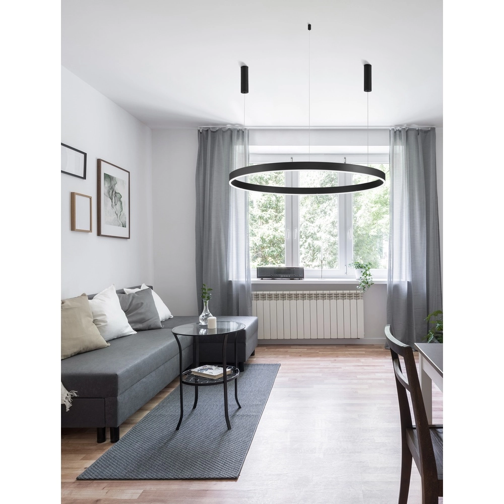 Pendant lamp Motif black Ø 120cm 3000K Lyora 5212017439260