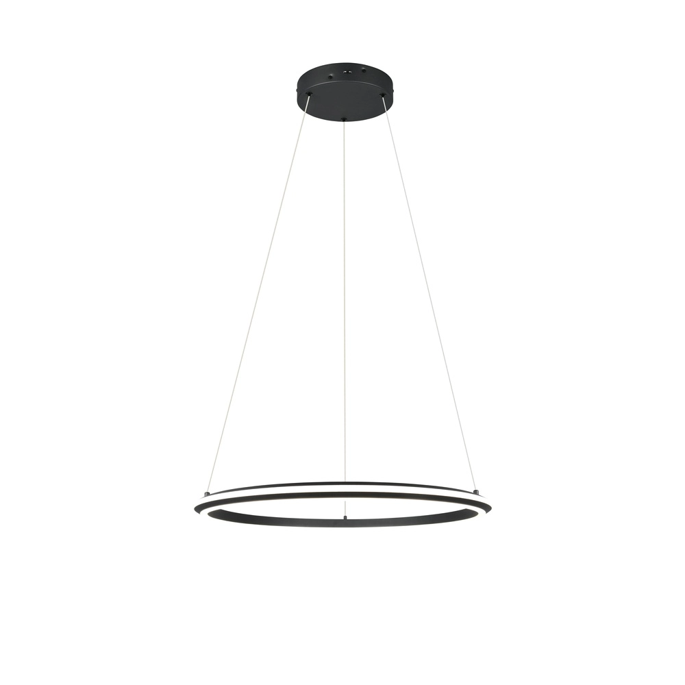 Pendant lamp Amador black Ø 75cm Trio 4017807656671