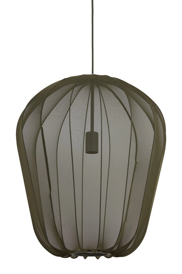 Green pendant lamp Plumeria Ø 50cm Light & Living 8717807651466