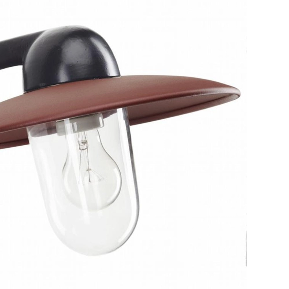 Industry outdoor lamp Fabrique black with retro brown KS Verlichting 8714732118927