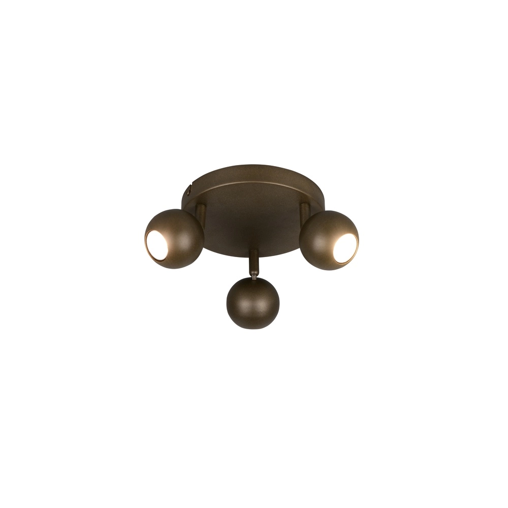 Surface-mounted spot Enaro 3-light platinum