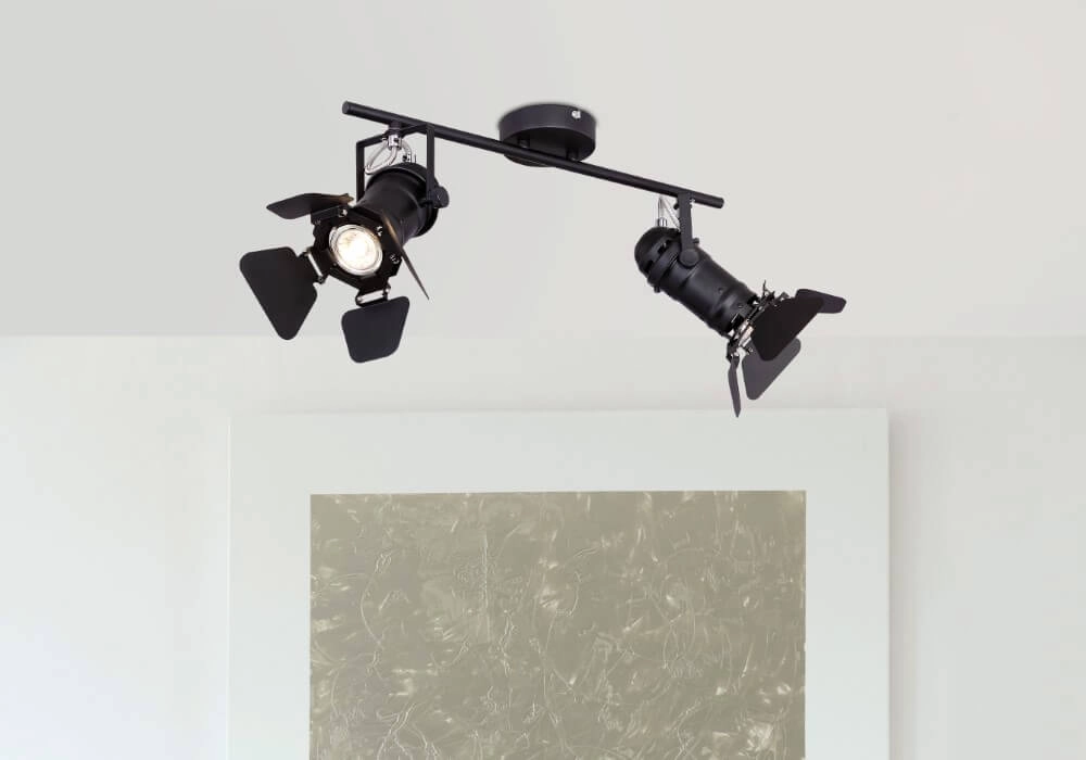 Black ceiling lamp Egon Globo 9007371395651