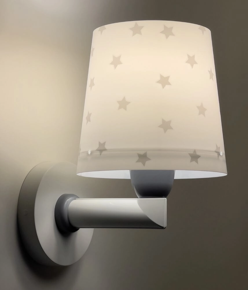 Children's room wall lamp Star Light soft gray Dalber 8420406001463