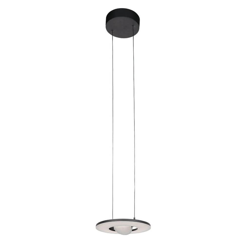 Sleek pendant lamp Soleil Ø 32cm black Steinhauer 8712746176681