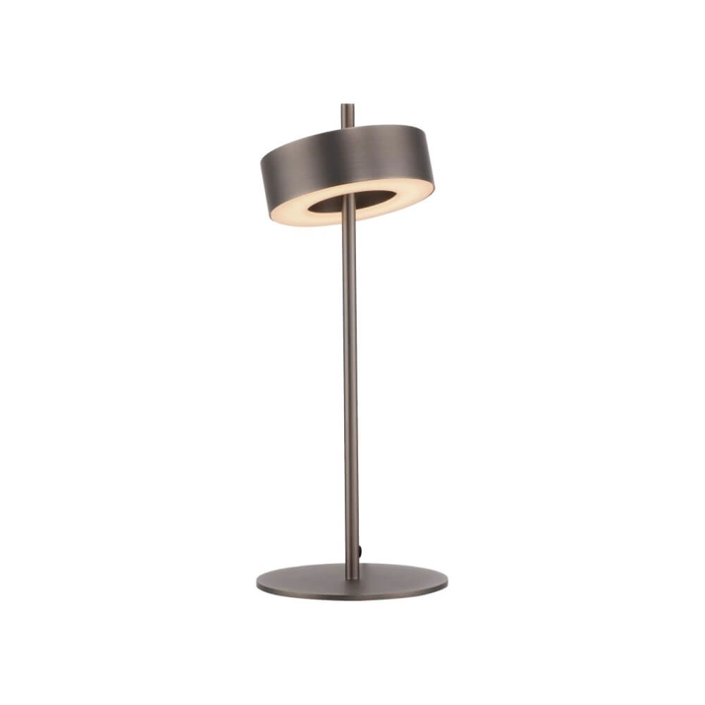 Brown table lamp Q-Rotate design