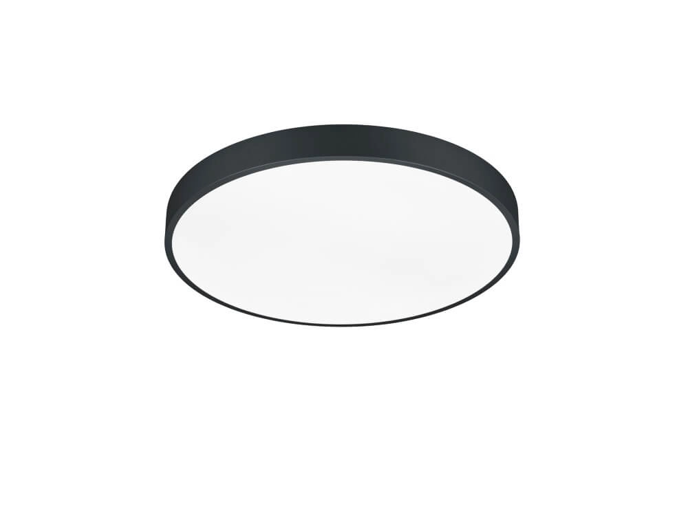 Black ceiling lamp Waco Ø 49cm