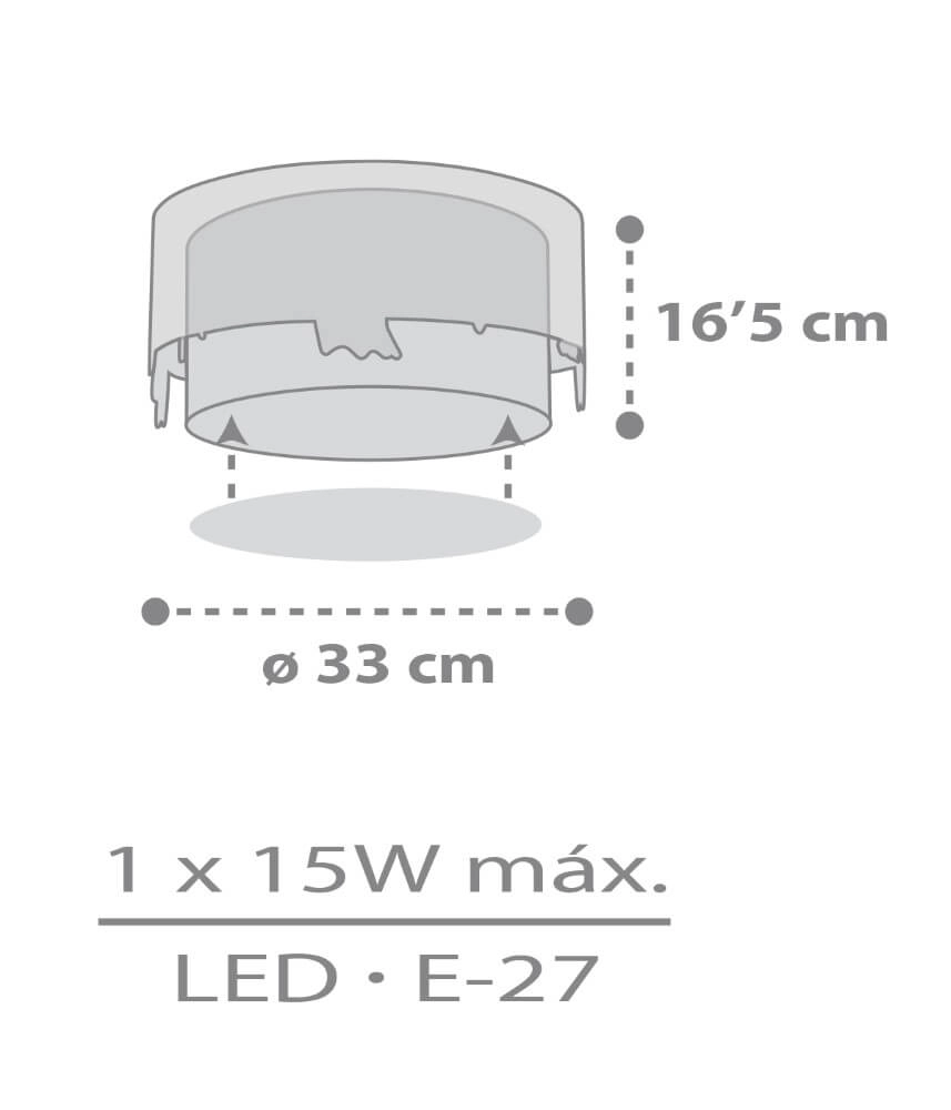 Children's room ceiling lamp Loving Deer pink Dalber 8420406003252