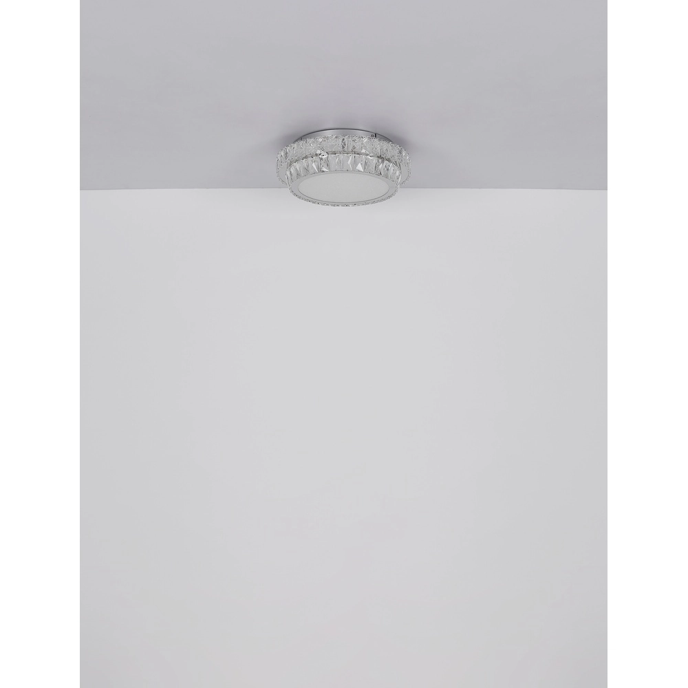 Ceiling lamp Klara Ø 40cm chrome Globo 9007371453085