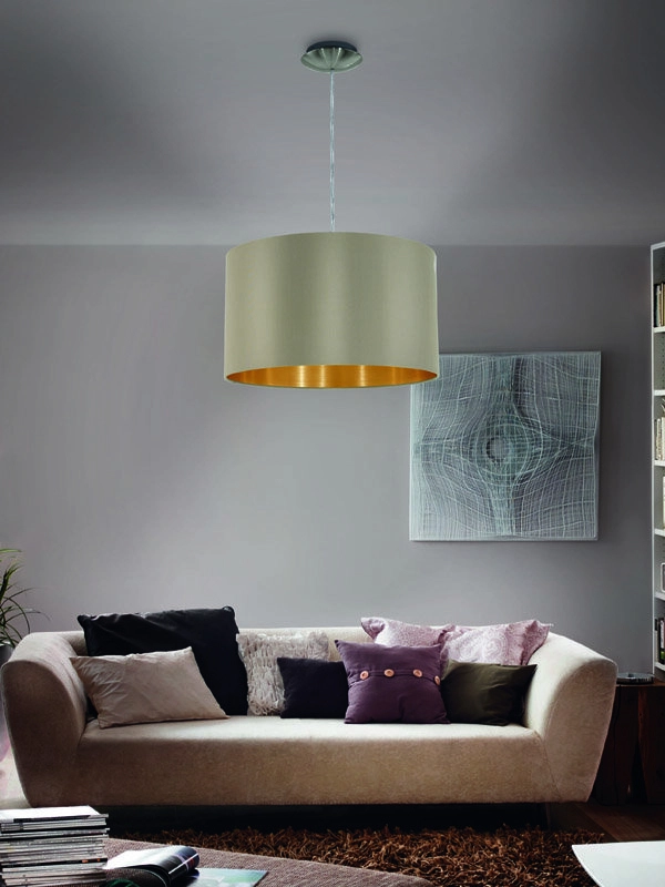 Pendant lamp Maserlo Beige/Gold Eglo 9002759316020