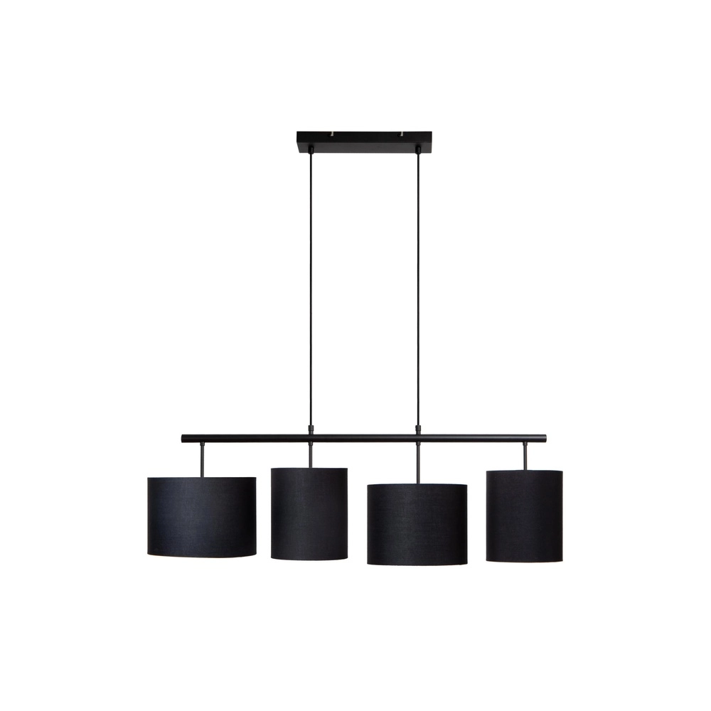 4-light pendant lamp Maya Black