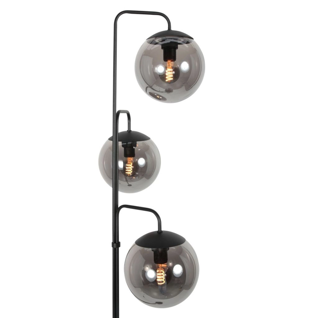Floor lamp Bollique Black Steinhauer 8712746184785
