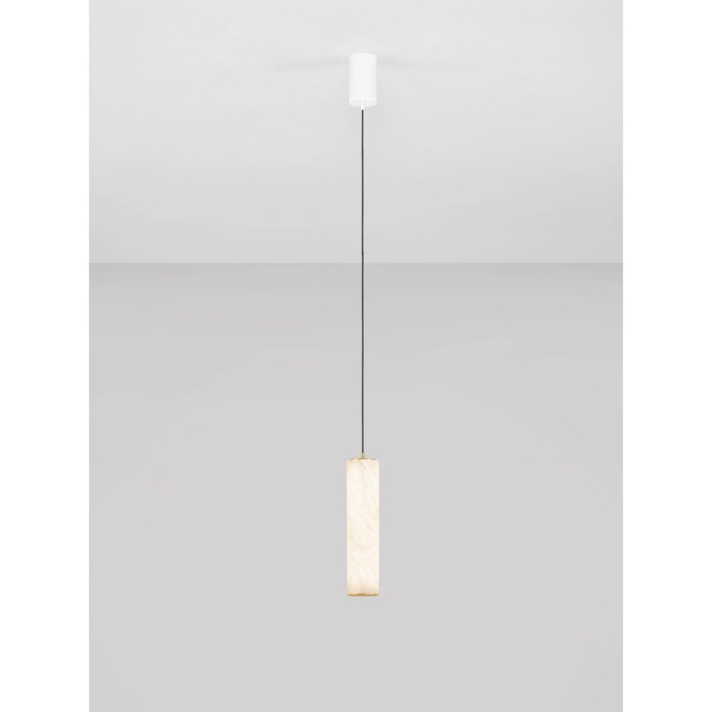 Pendant lamp Diletto Gold with white Lyora 5212063503229