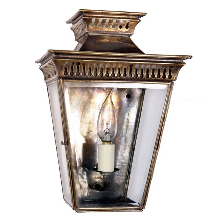 Country outdoor lamp Pagoda Flush handmade 31cm - antique copper (ant) Limehouse 8716803506978