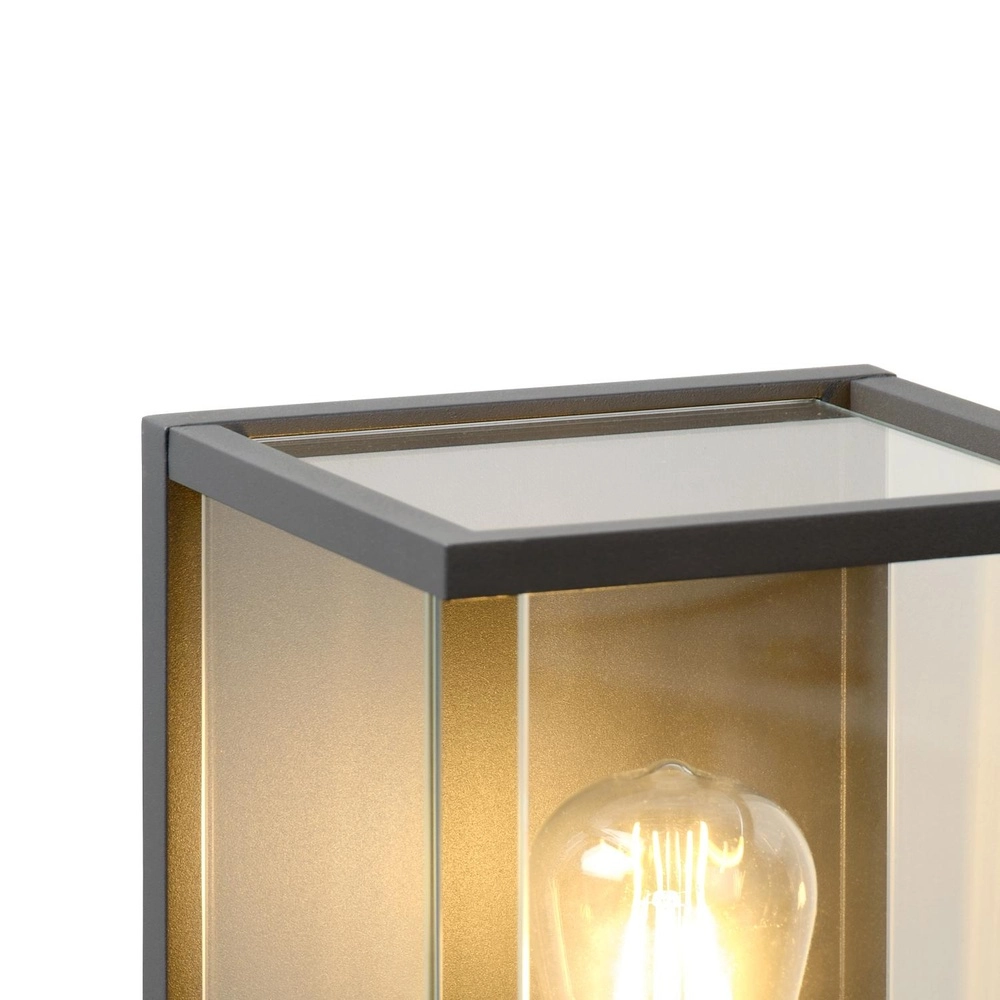 Sleek wall lamp Claire only anthracite Lucide 5411212271488