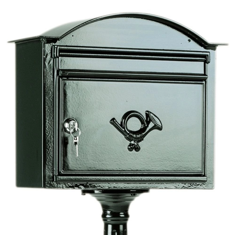 Mailbox Postbox B7 on leg - black KS Verlichting 8714732170147