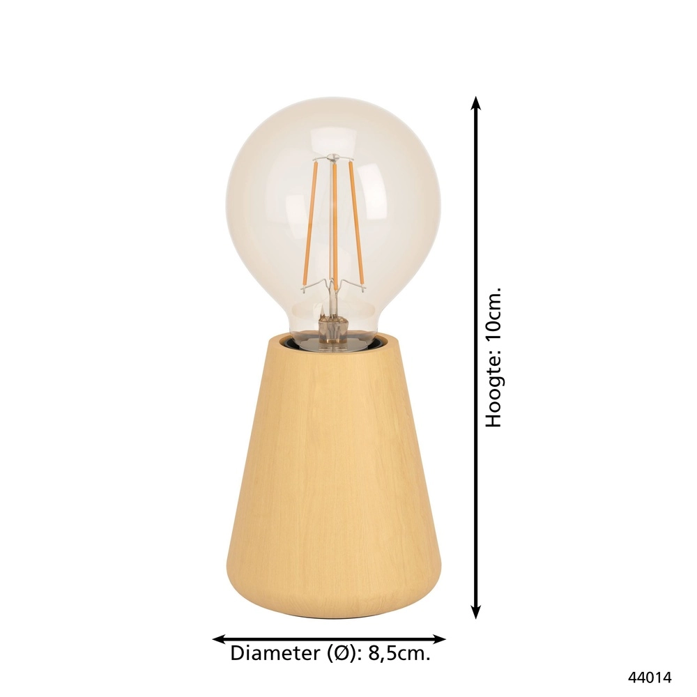 Subtle table lamp Asby Light wood Eglo 9002759440145
