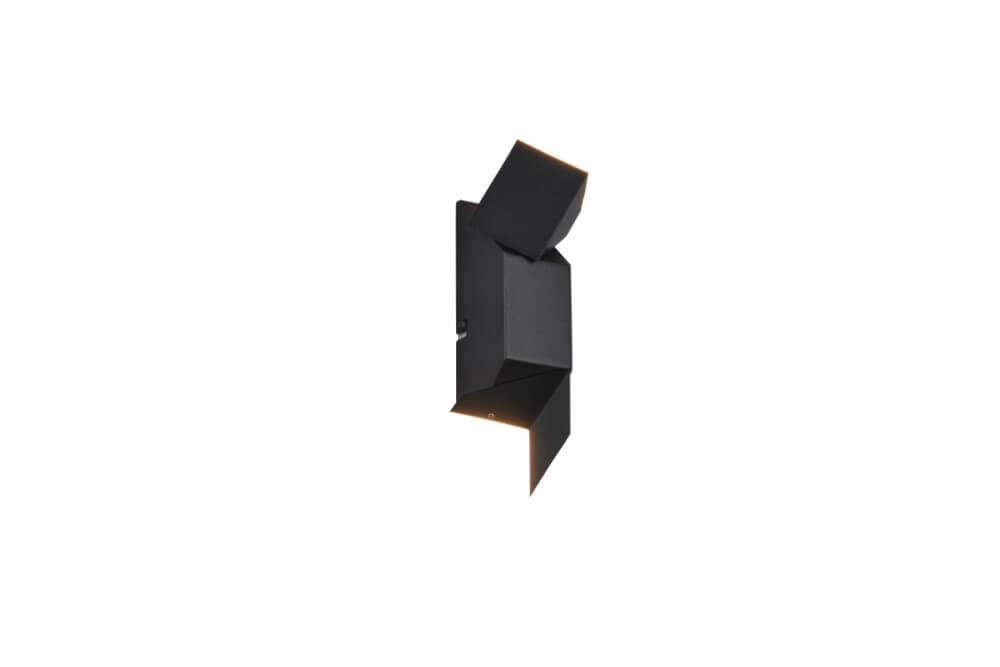 Black wall spot Raglan with LED Trio 4017807614725