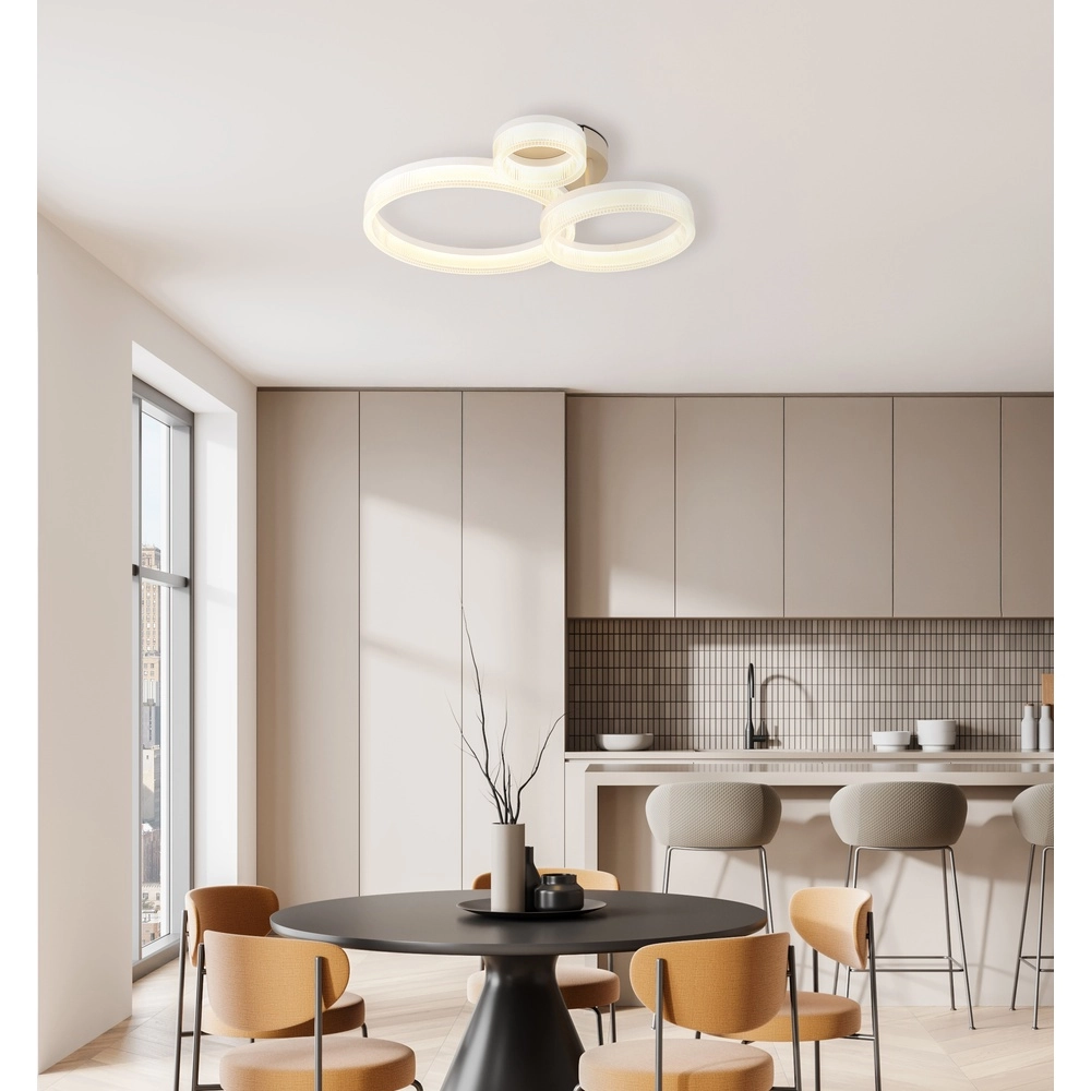 Modern ceiling lamp Zara sand brown 51cm Globo 9007371579068