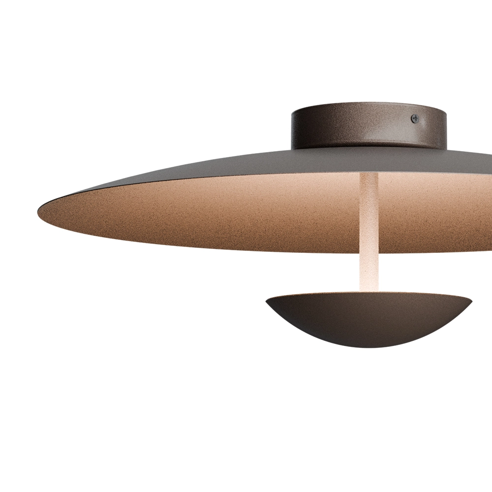 Ceiling lamp 16cm Scala Ø 45cm cocoa brown Masterlight 8718121397450