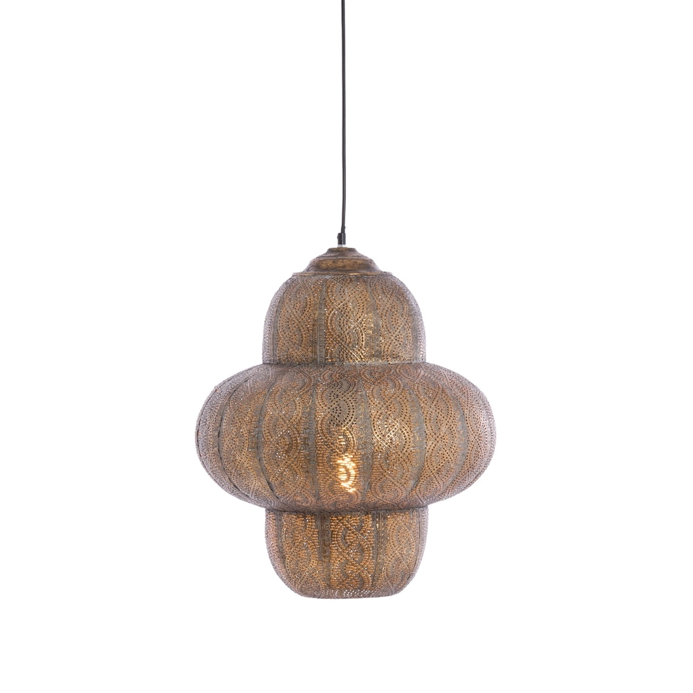 Tiffany pendant lamp Ryota brown Ø 42cm Light & Living 8717807831387