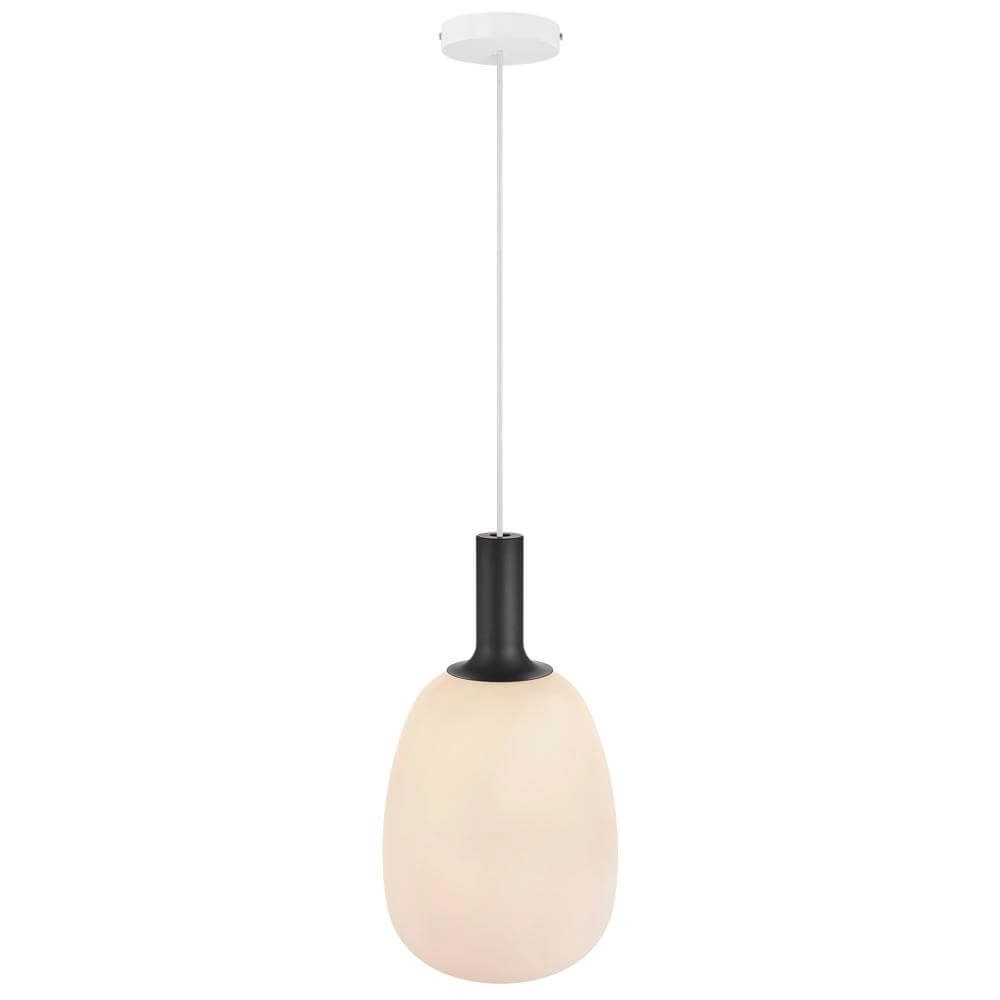 Glass pendant lamp Alton Ø 23cm white Nordlux 5701581413788