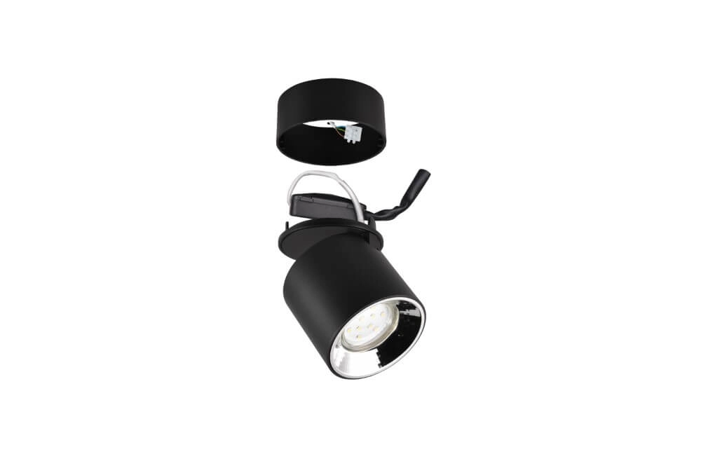 Ceiling light Guayana black Trio 4017807573930