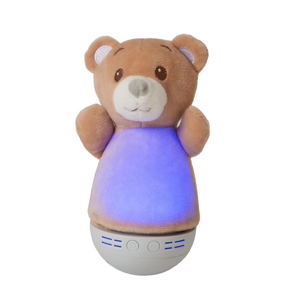 Night light Dolly Battery operated with music function - Brown Lucide 5411212771452