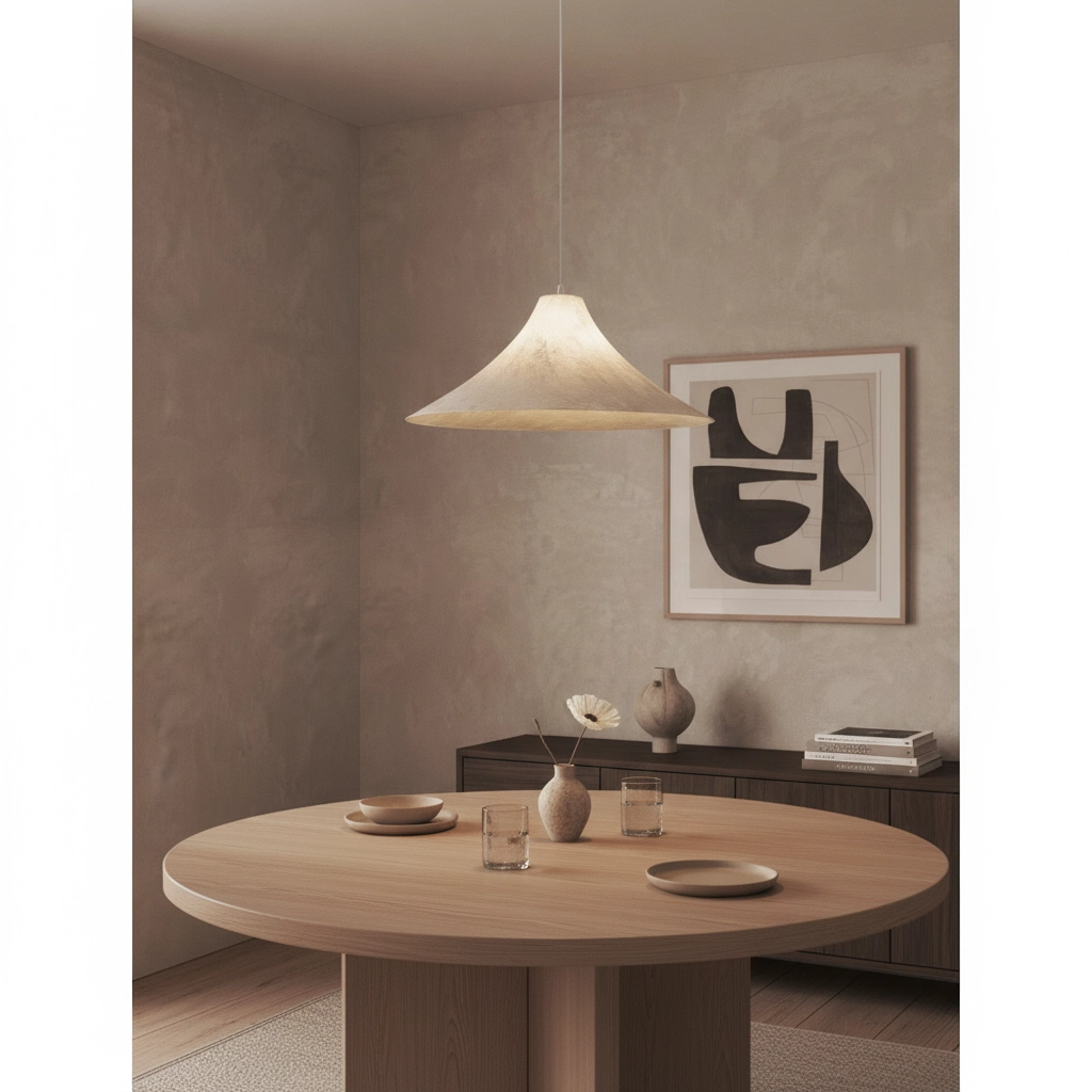 Pendant lamp Oket white Ø 65cm