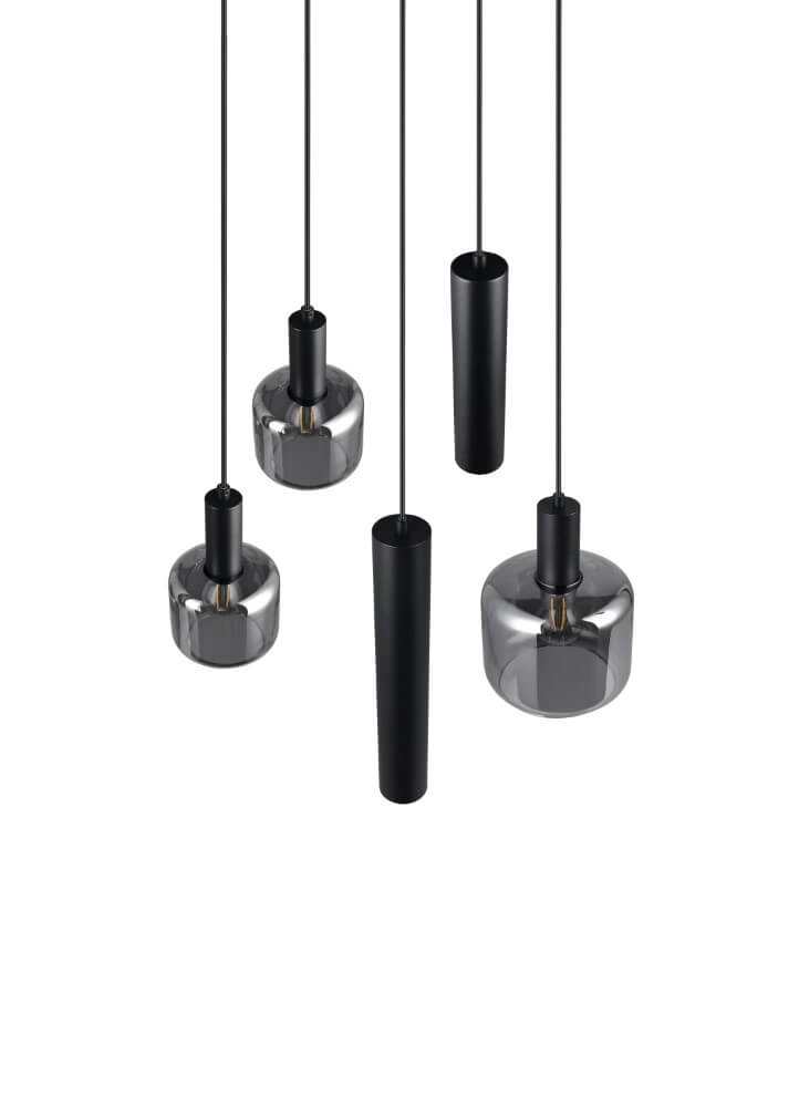 Vide pendant lamp Mataro with pendants Trio 4017807612912