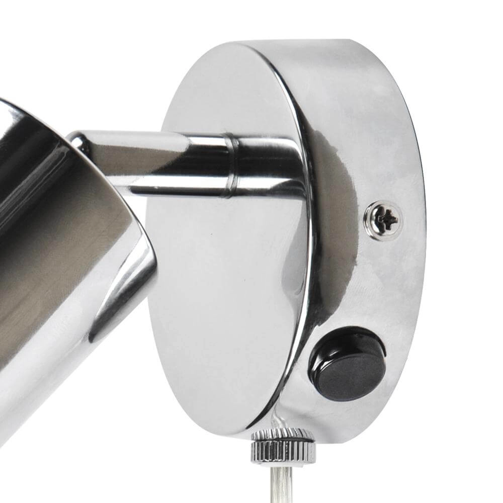 Chrome Wall Lamp Explore corded Nordlux 5704924024191
