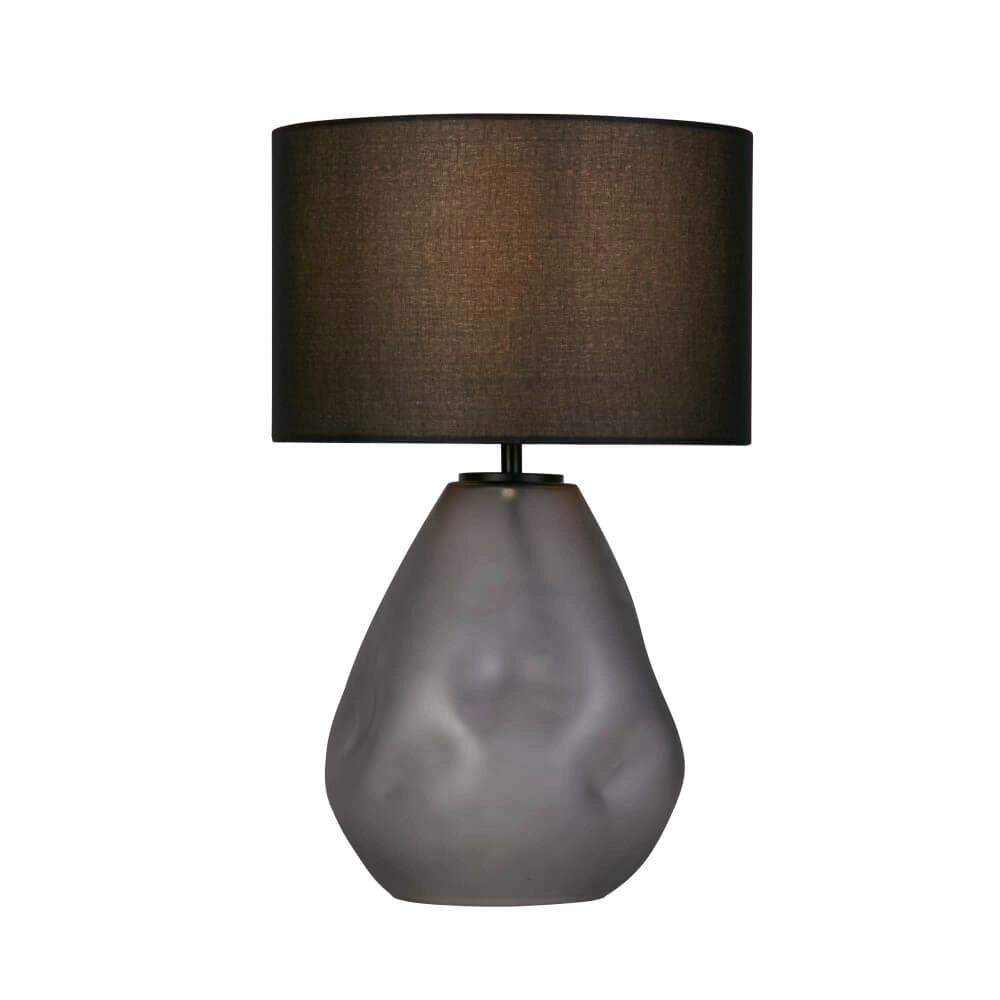Table lamp Devon black with hood