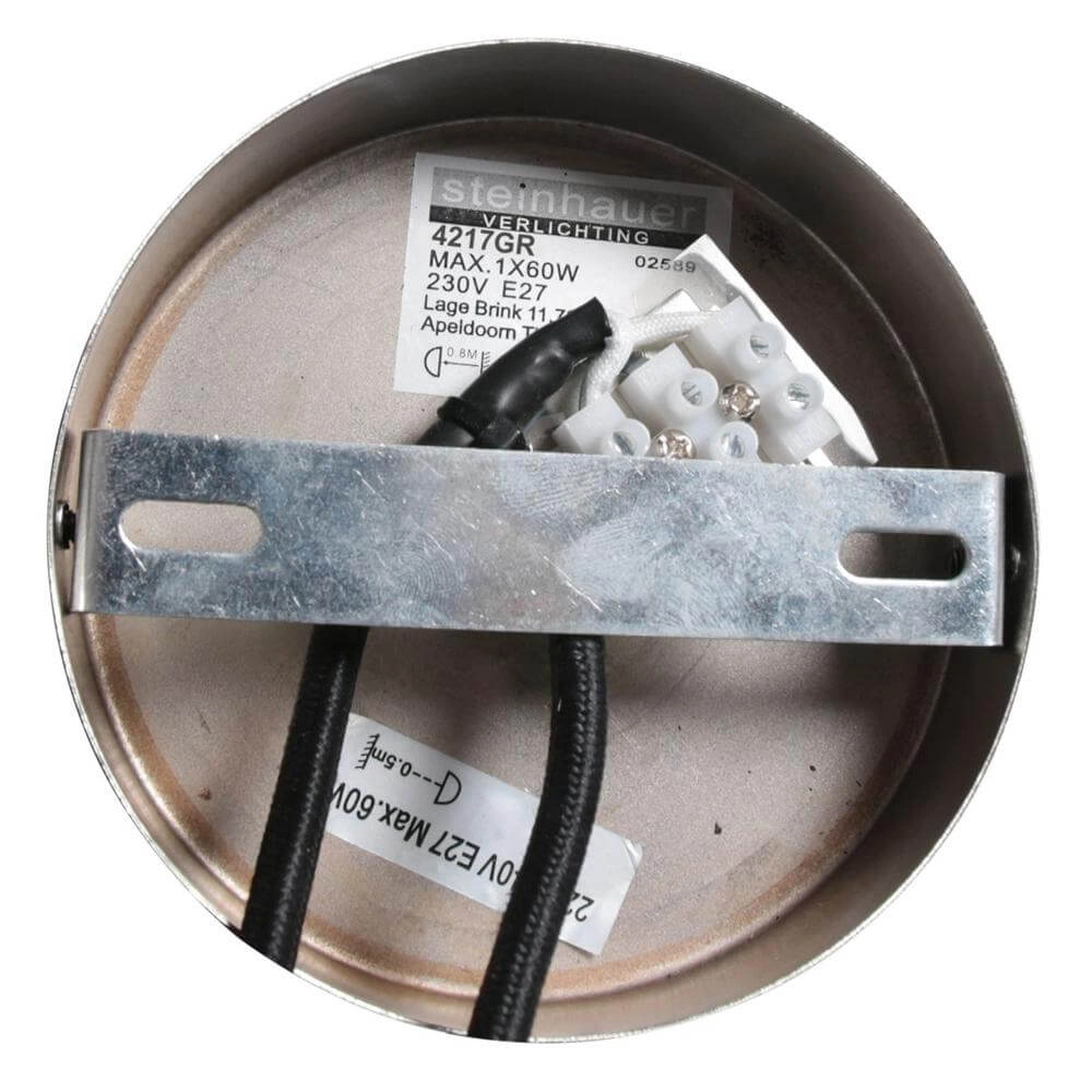 Design pendant lamp Halo Cirque grey Ø 50cm Steinhauer 8712746178319