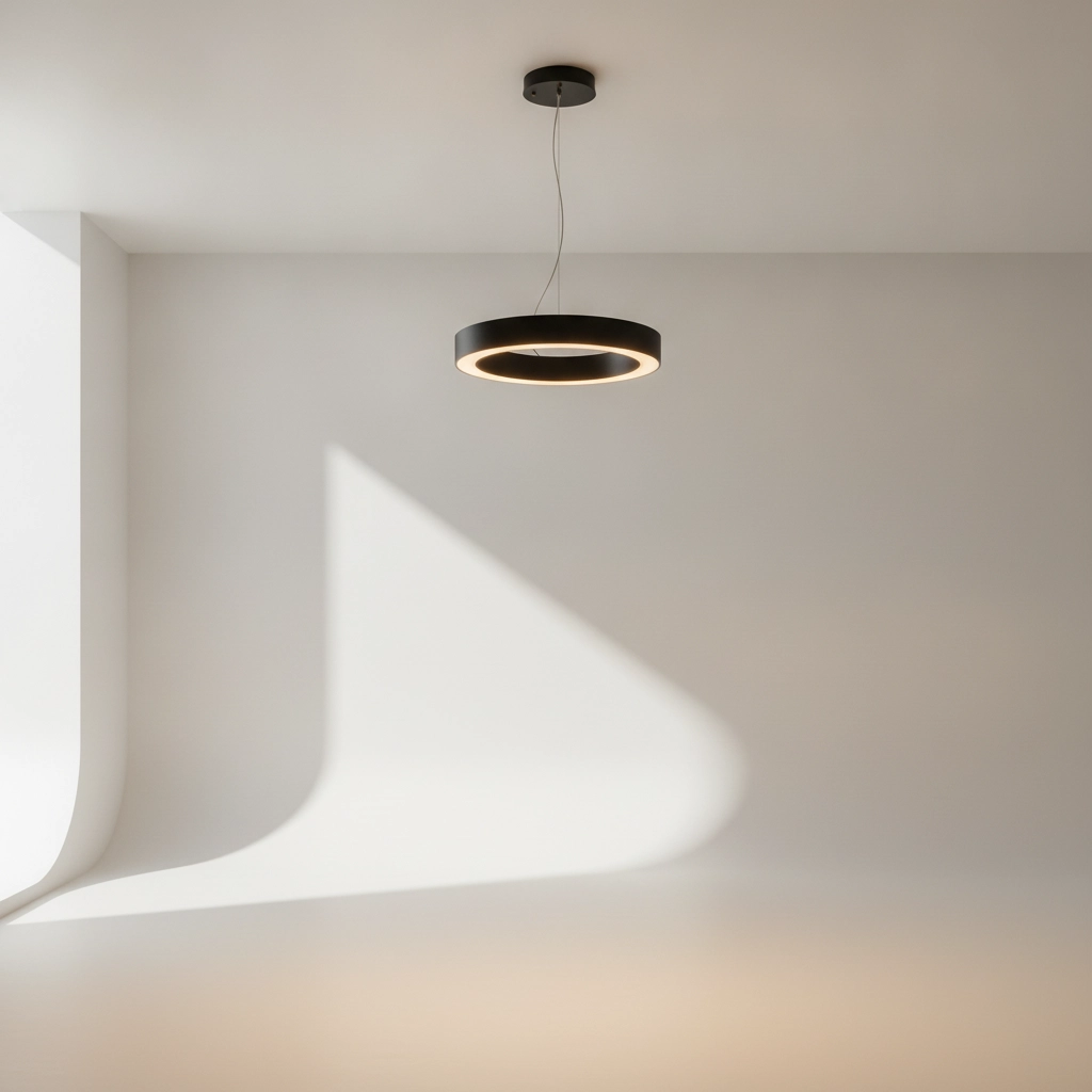 Ceiling lamp Morbido black Ø 60cm