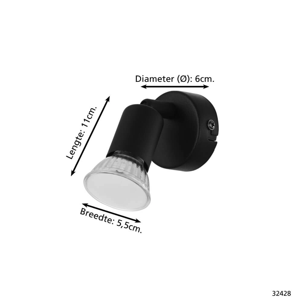 Black spot Buzz-Led Eglo 9002759324285