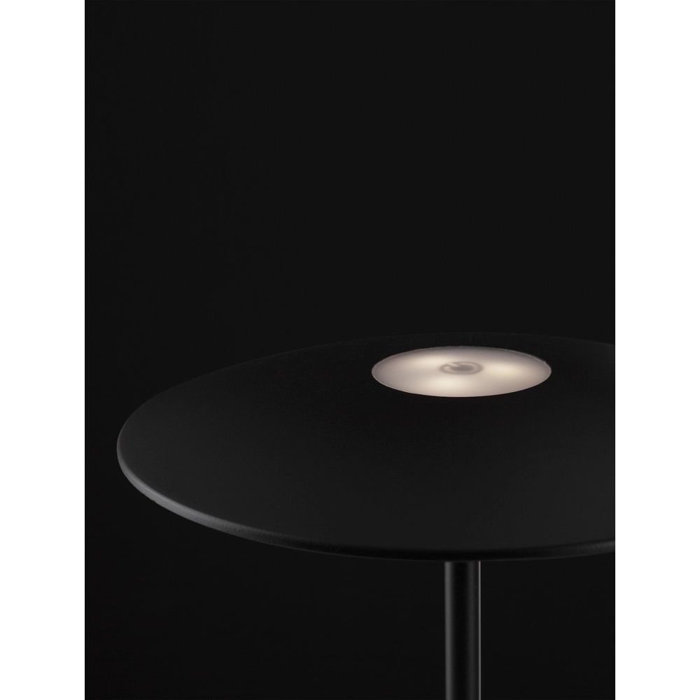 Table lamp Fumo Rechargeable Black Lyora 5212017432636