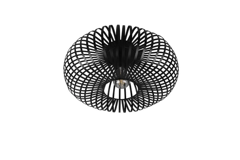 Black ceiling lamp Johann Ø 40cm Trio 4017807504170