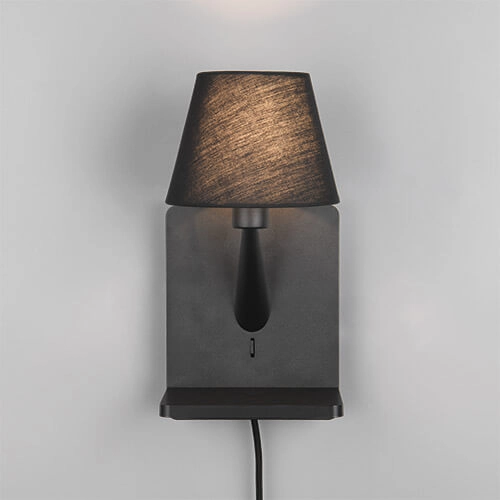 Sleek night light Comfort Black - with USB Trio 4017807614763