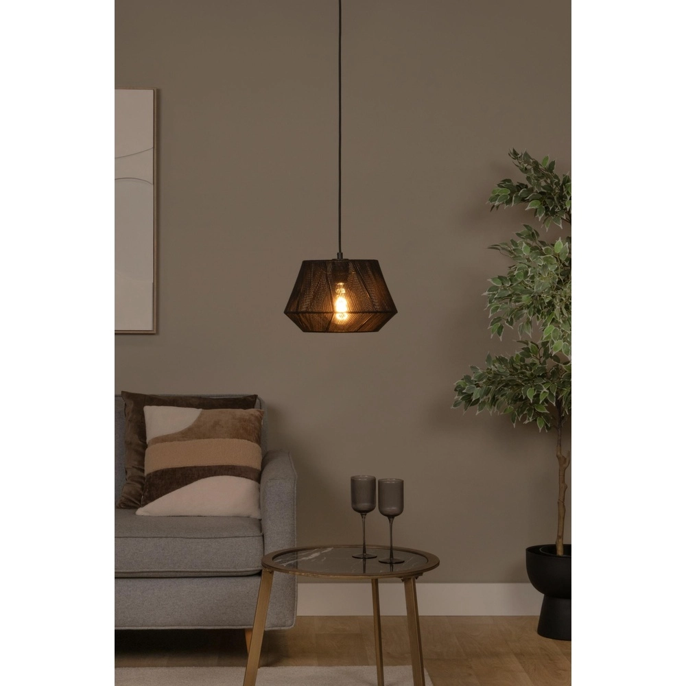 Pendant lamp Jessica Ø 30cm black Lucide 5411212106155