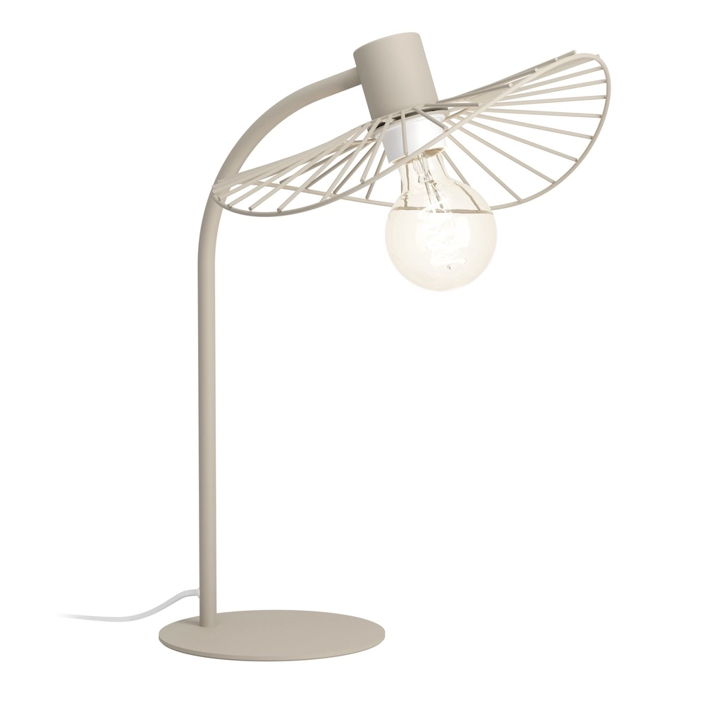 Design table lamp Arroturas sand brown