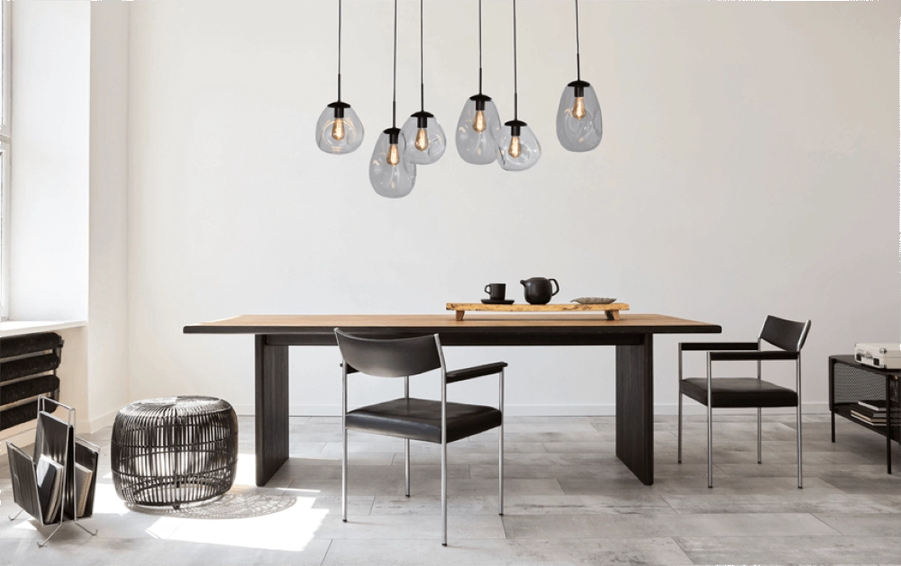 Hanging lamp Lava 6x clear glass Masterlight 8718121286167