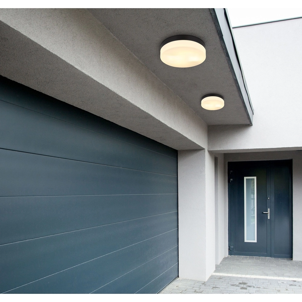 Design ceiling light Vranos black for outdoor use Ø 24cm Globo 9007371437764