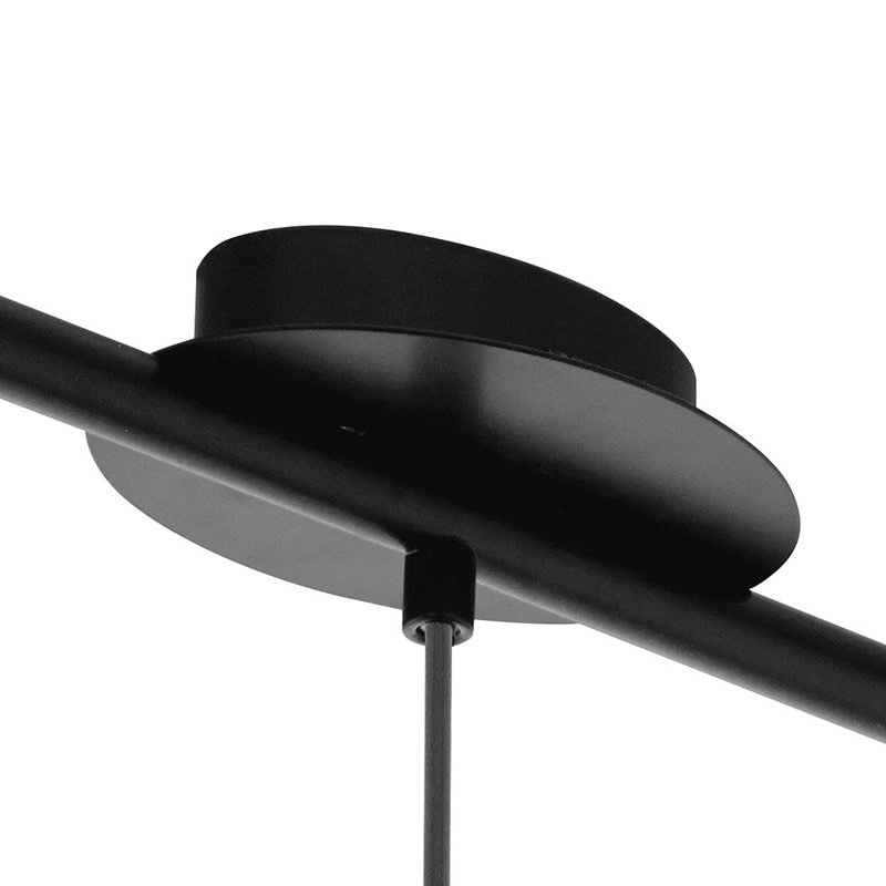 Pendant lamp Tarbes 3-light black Eglo 9002759941895