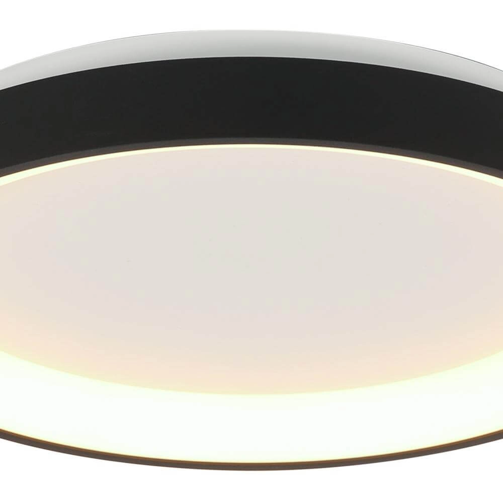 Ceiling lamp Ringlede design black Ø 38cm Steinhauer 8712746171952