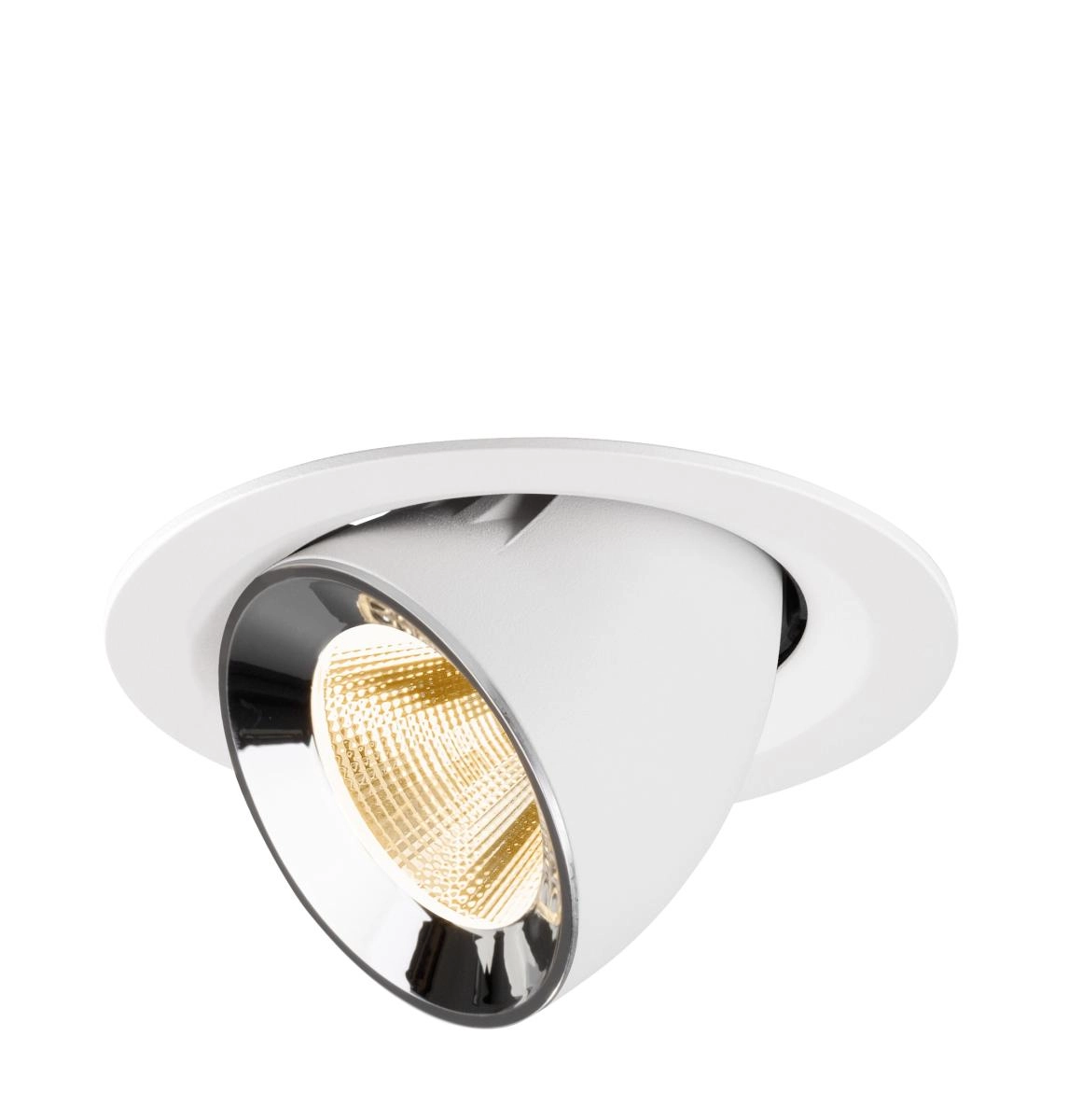 Recessed spotlight Numinos Gimble M white/chrome 2700K - 20deg
