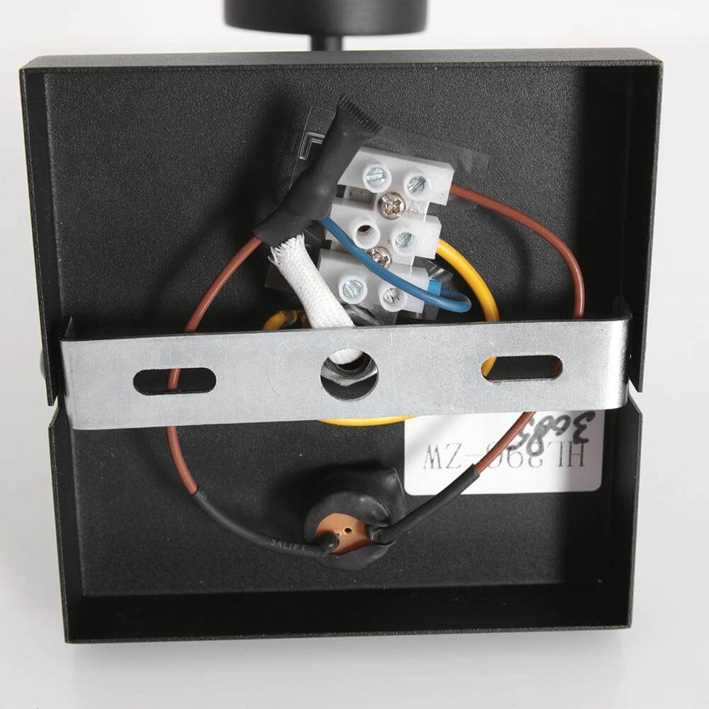 Wall lamp Stang black with amber glass Steinhauer 8712746173765
